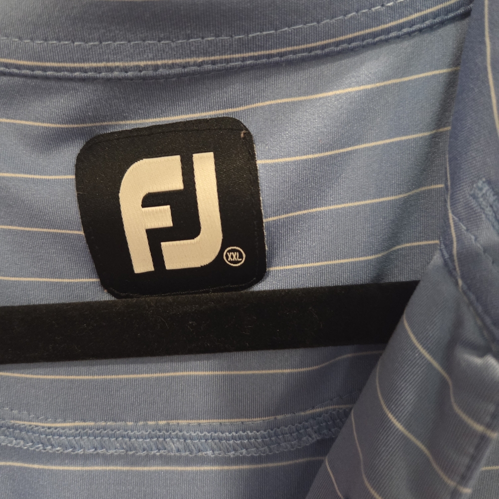 FJ Men's Blue Striped Shirt - Picture 2 of 2